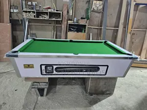 Foreign Coin Operated Marble Display Snooker Table