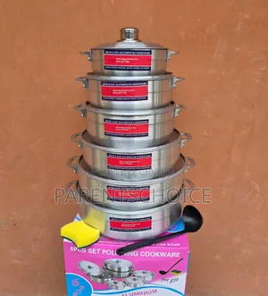 Aluminium Cookware Set (6 Pieces)