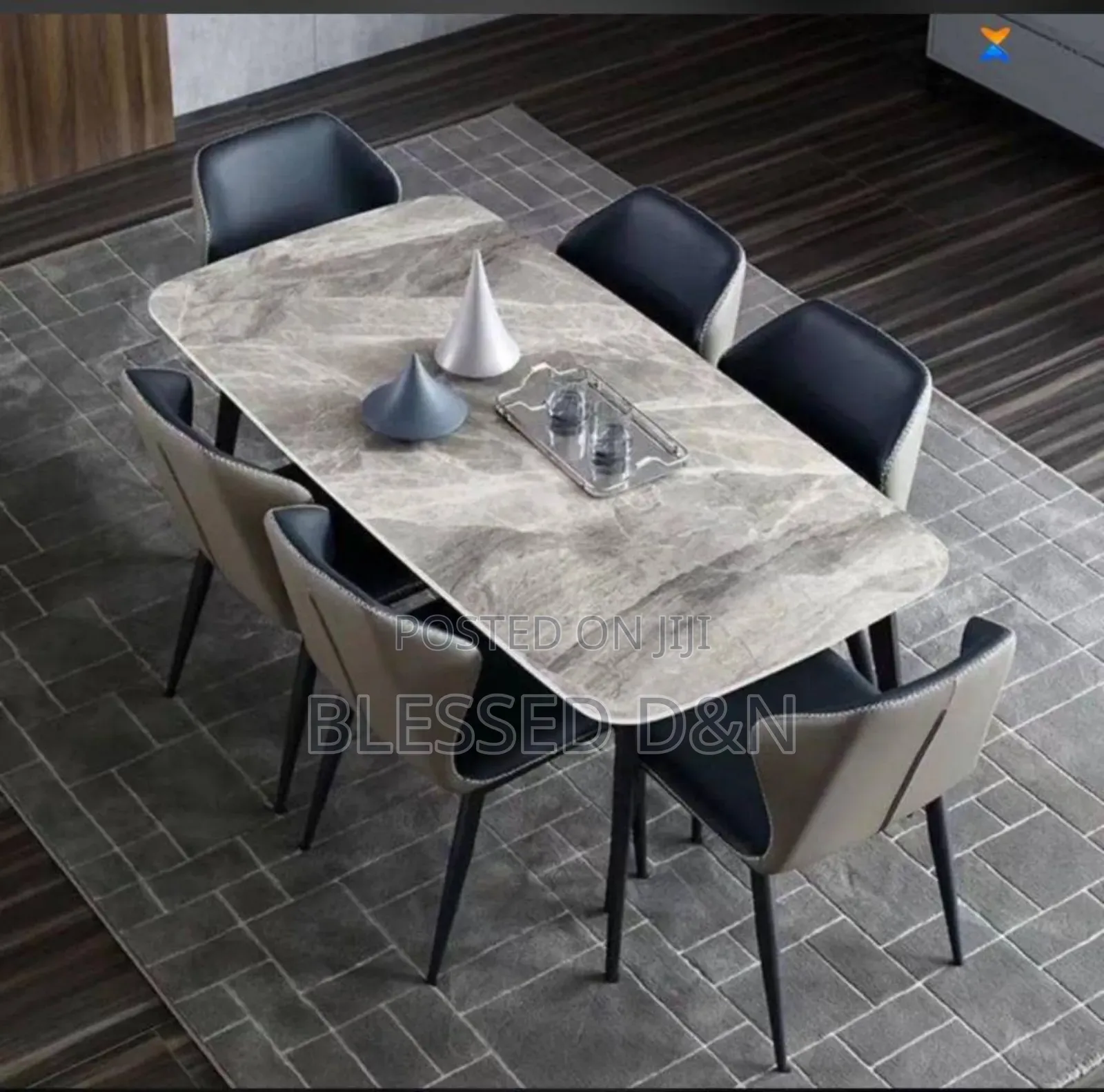 X6 Imported Foreign Flat Top Imported Dining Set