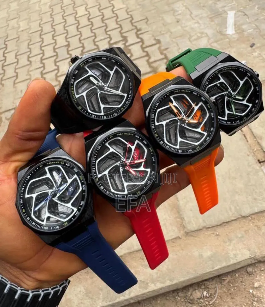 Rick Rubber Spinning Watch