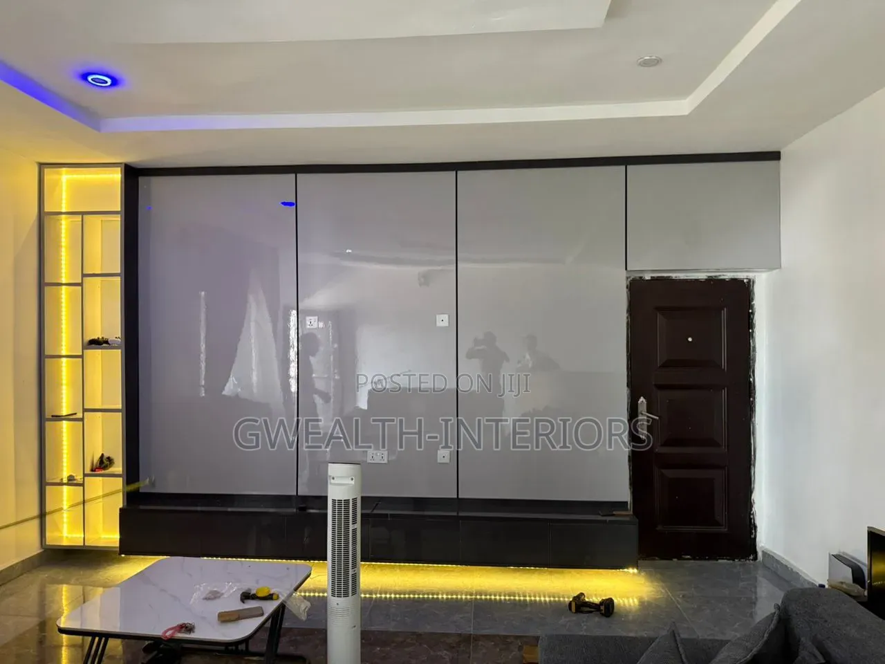Acrylic Tv Console
