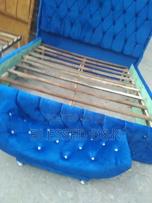 Family Size 6by6 Blue Bed Frame