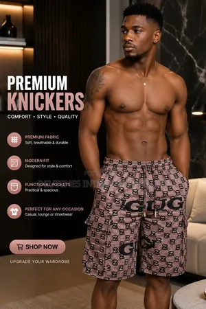 Premium Gucci-Inspired Designer Combat Shorts (All Sizes Available)