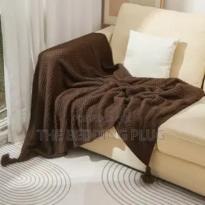 Sofa Throw Knitted Blanket