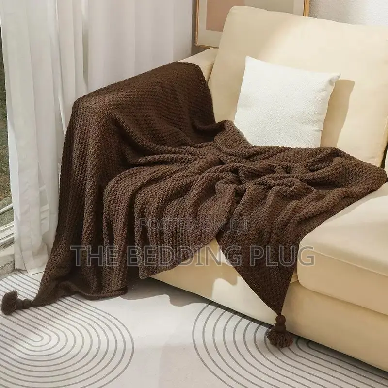 Sofa Throw Knitted Blanket