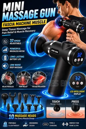 Deep Tissue Massage Gun – Professional Muscle Therapy