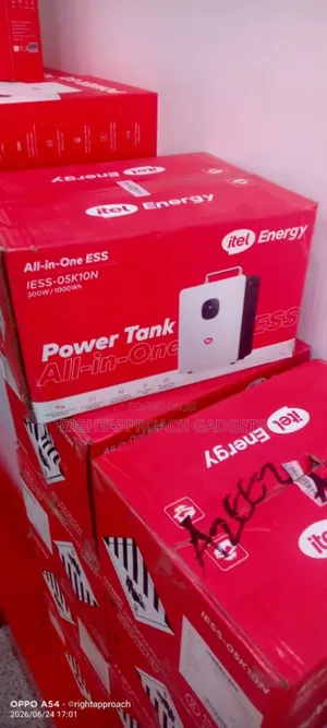 Itel Power Tank (All In One Inverter Of 500w/1kwh Lithium Battery