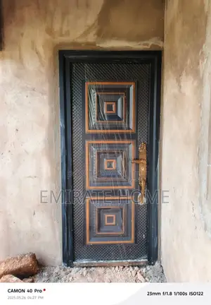 Italian Copper Cast 3ft by 7ft Room Door With Handle