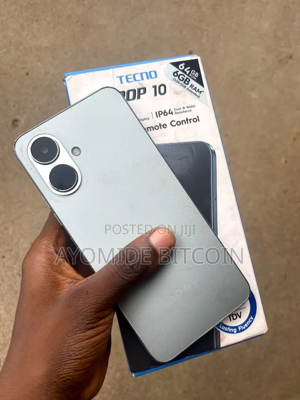 Tecno Pop 10 128 GB Gray