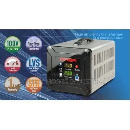 Automatic Qasa Digital Copper Voltage Regulator - 5000w