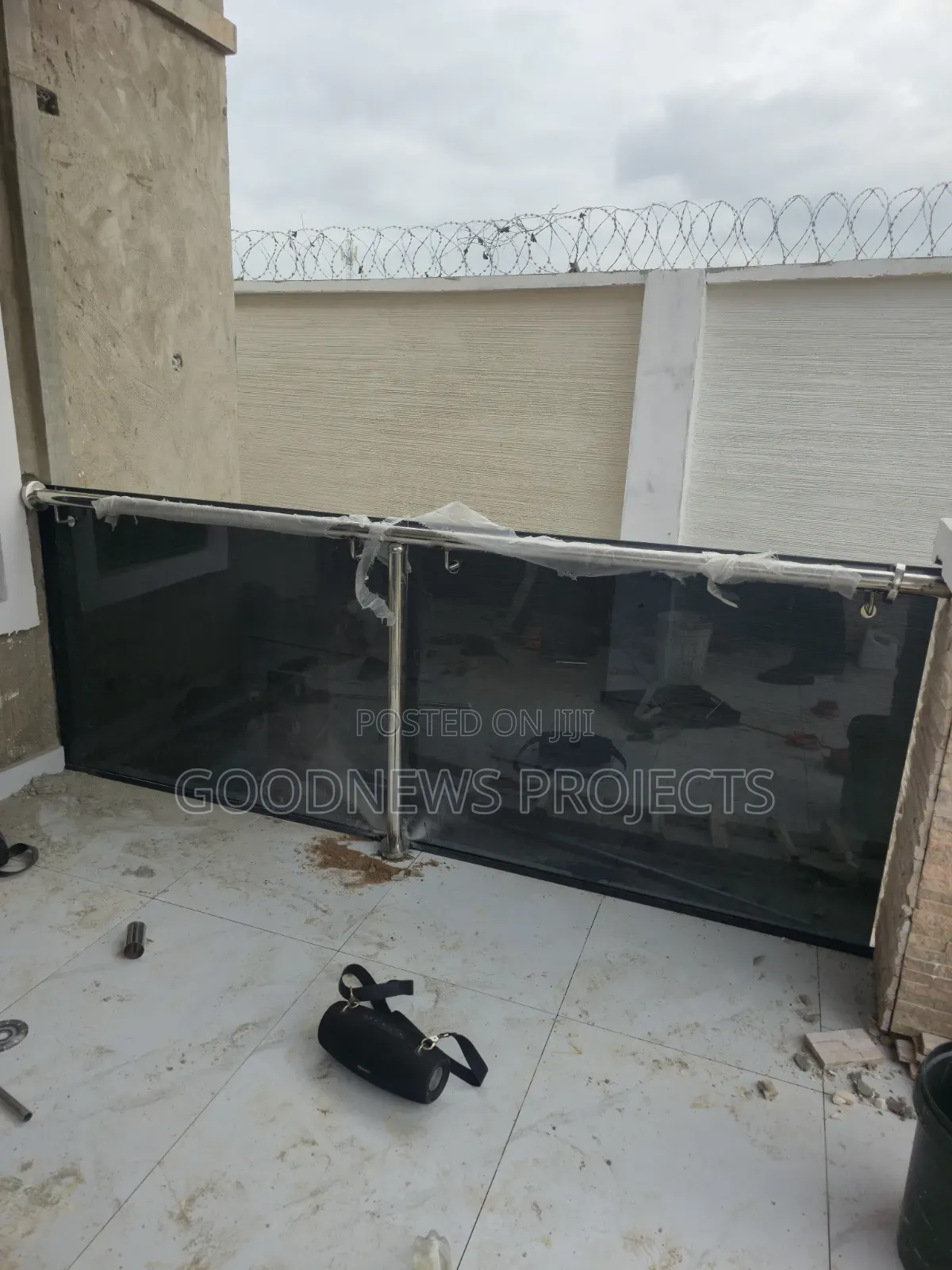 Sit Out Balcony Glass Handrail