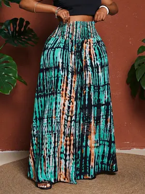 Big Palazzo With Smoked Waist 