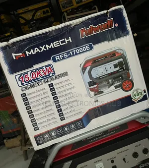 15kva Maxmech Single Phase 100% Copper Wire Petrol Generator Set