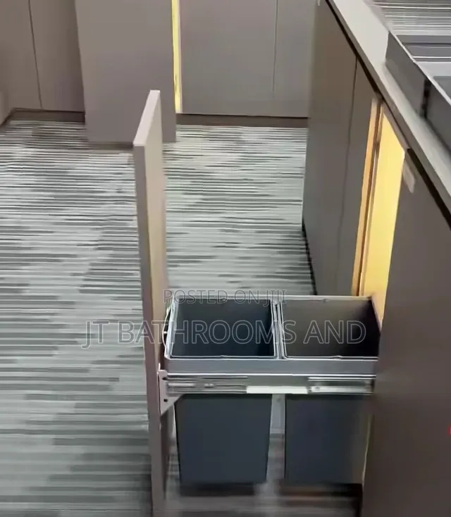Unity Kitchen Magic Corner With Sliding, Multi-tiered Shelving