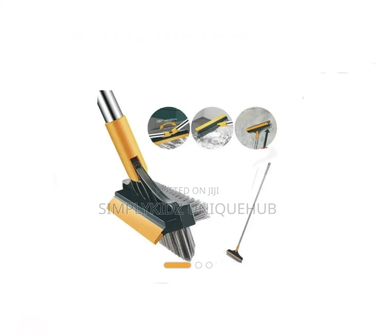 Multipurpose 3 in 1 Floor Brush With Wiper