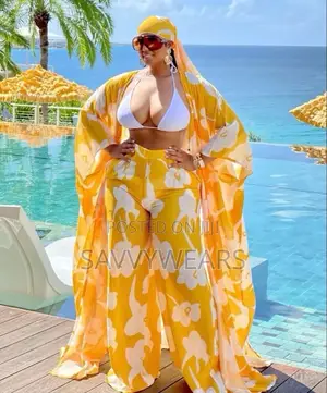3 in 1 Kimono, Pant and Bra Dress