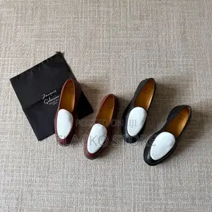 Original Jacques Solovière Paris Grained Loafers Shoes