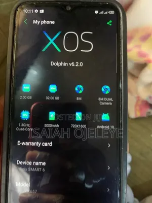 Infinix Smart 6 32 GB Blue