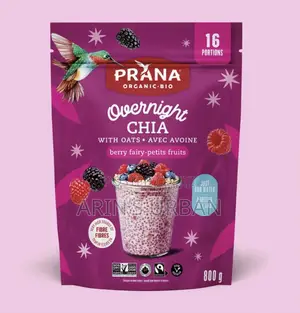 Prana Organic Overnight Chia(Overnight Oat Chia Mix)
