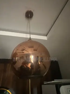Elegant Rose Gold Globe Pendant Light for Living Room/Dining