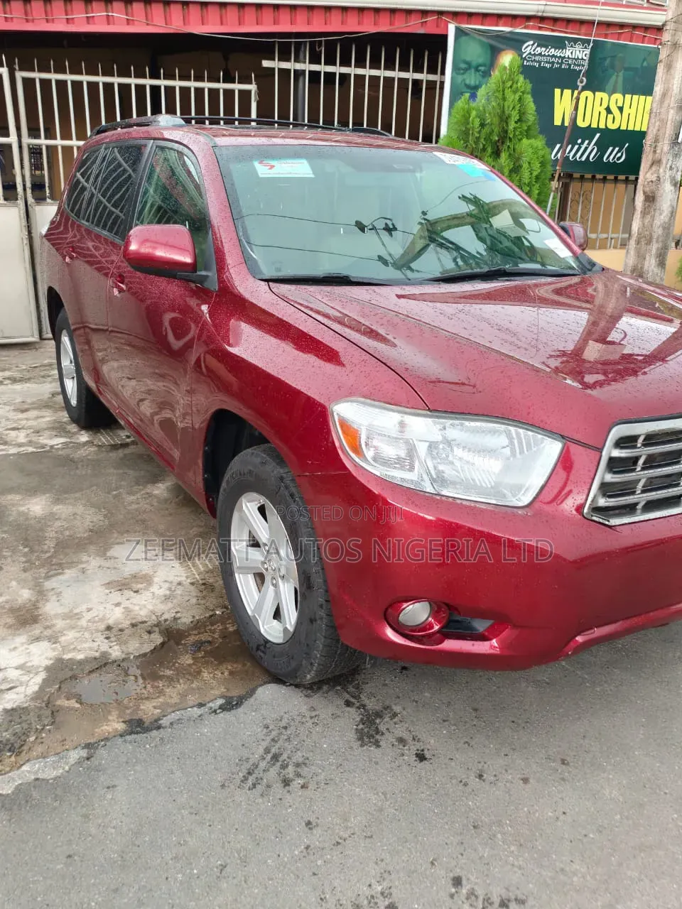 Toyota Highlander 2010 Red