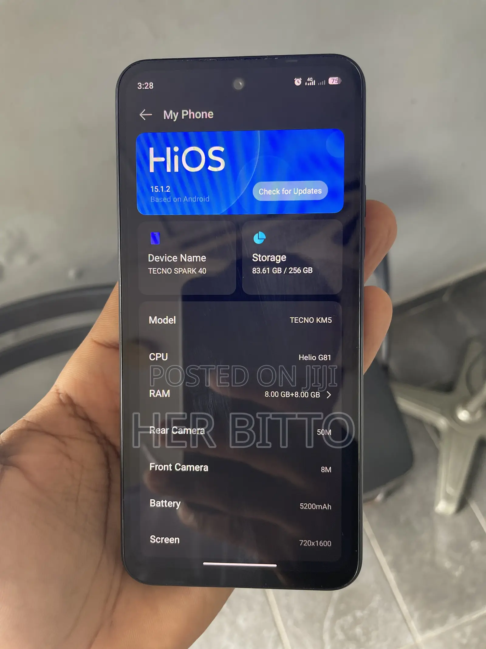 Tecno Spark 40 256 GB Black