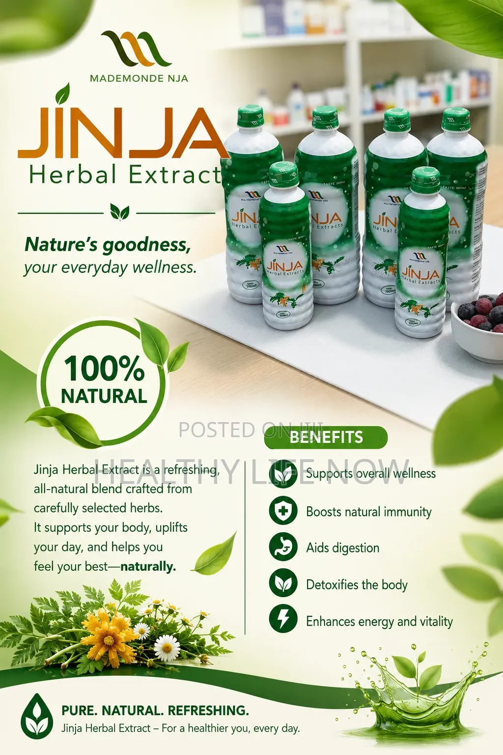 Detoxifies the Body and Cleanse Using Jinja