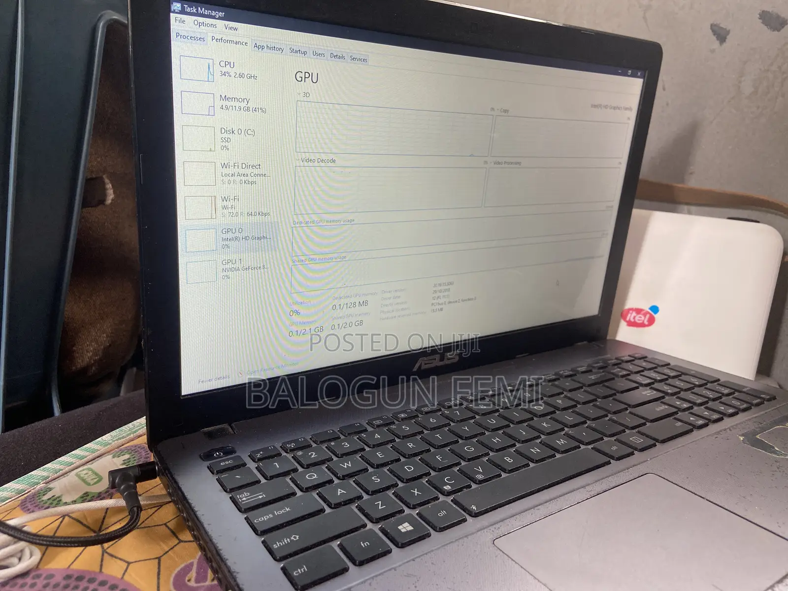 Laptop Asus X550LD 12GB Intel Core i5 SSD 256GB