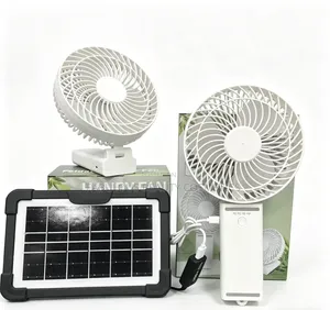 6′′ 2-in-1 Handheld Desktop Fan | 3-12h Runtime | Fast Charging