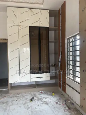 Wardrobe With Glass Doors in High Gloss