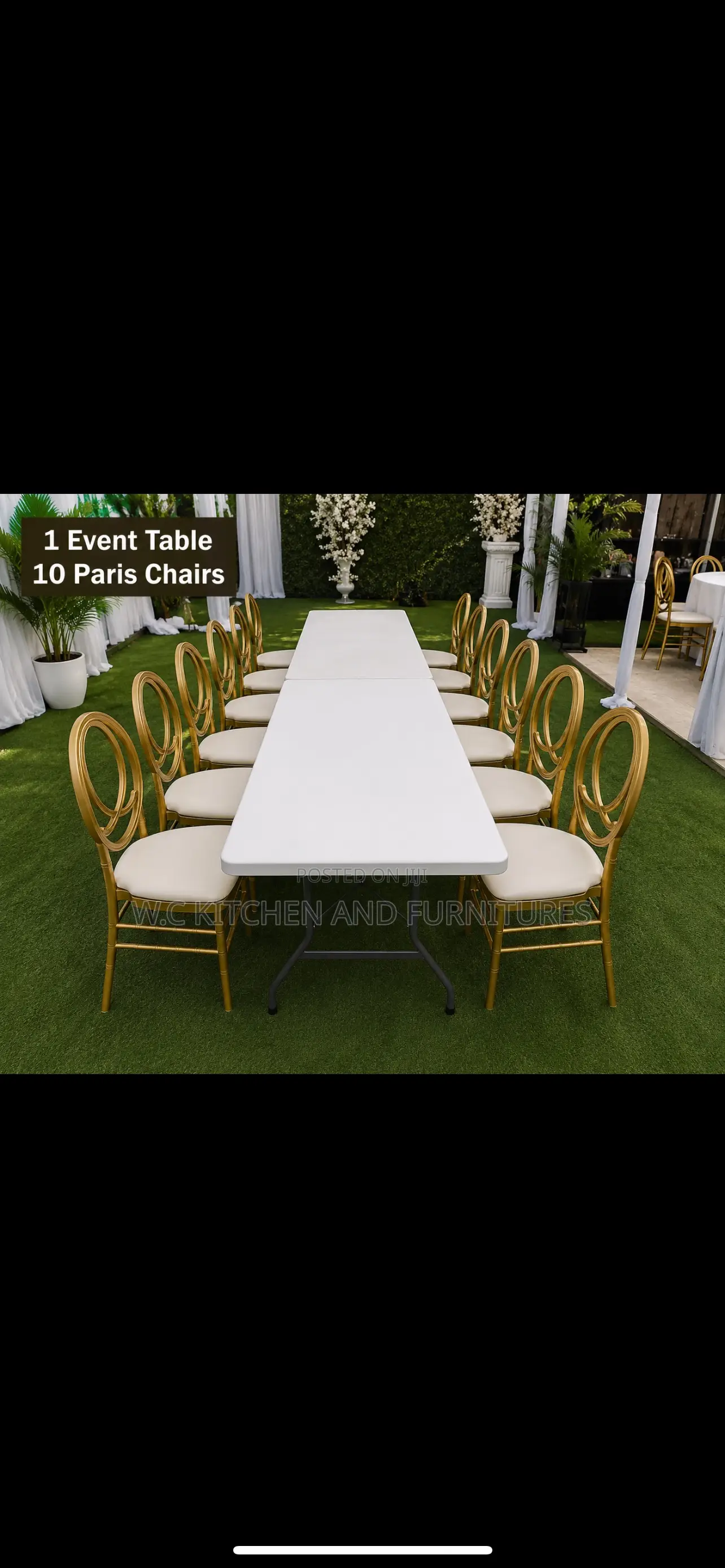 Events Chair And Table
