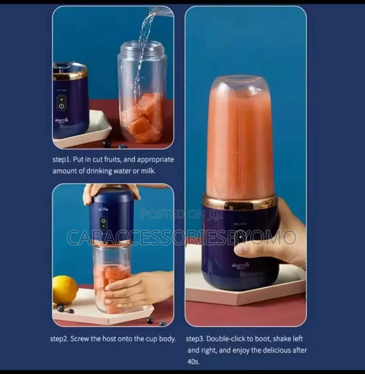 Multifunctional Portable Rechargeable Juicer Machine