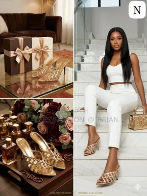 Gold Slippers Heel