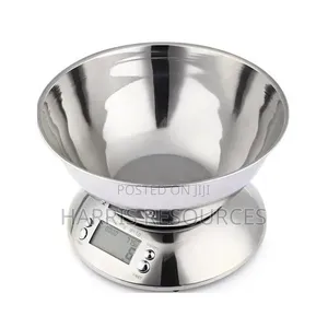 Ricool Stainless Steel Kitchen Scale With Stainless Bowl
