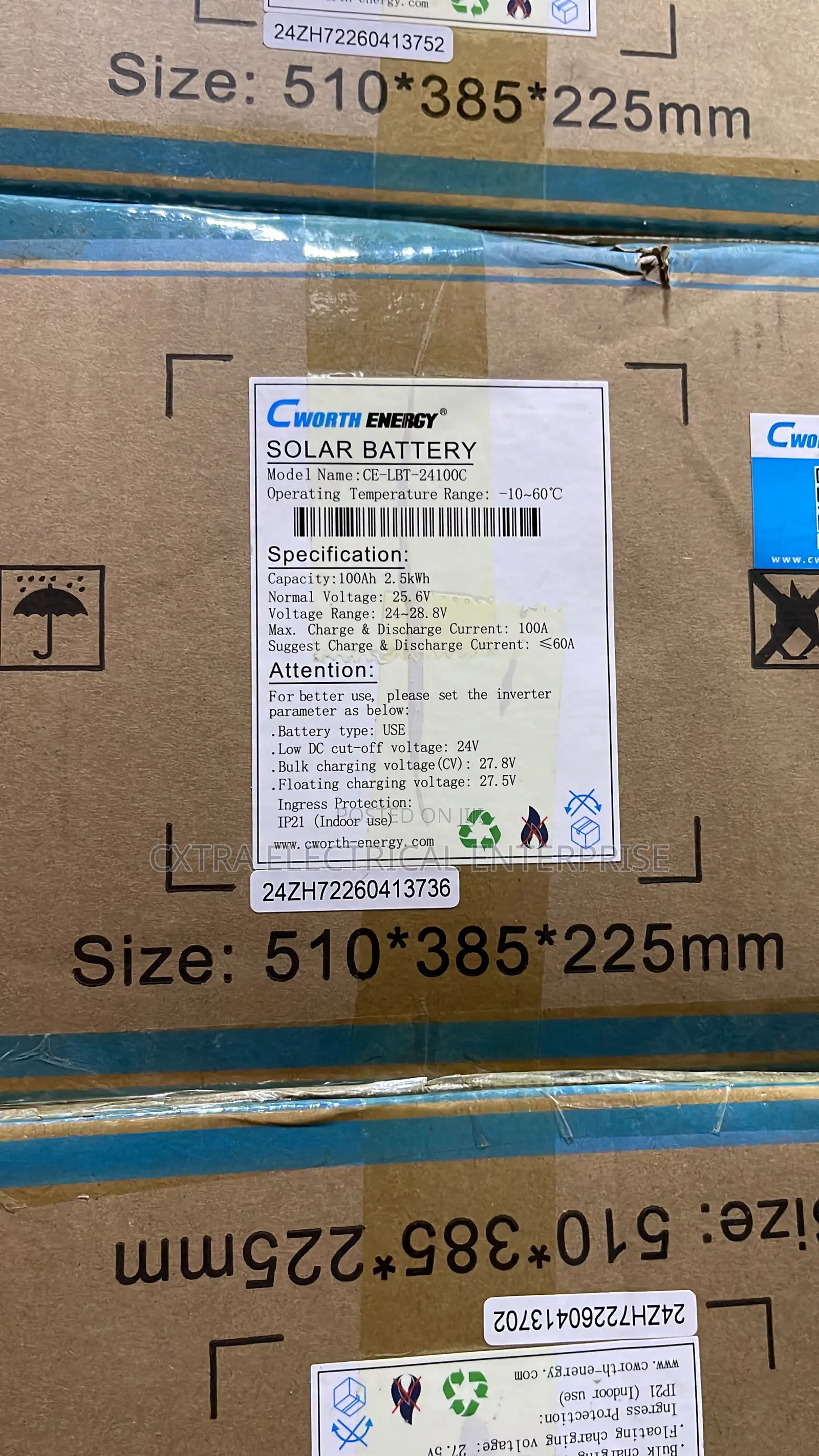 2.5kwh 24v Lithium Battery C Worth