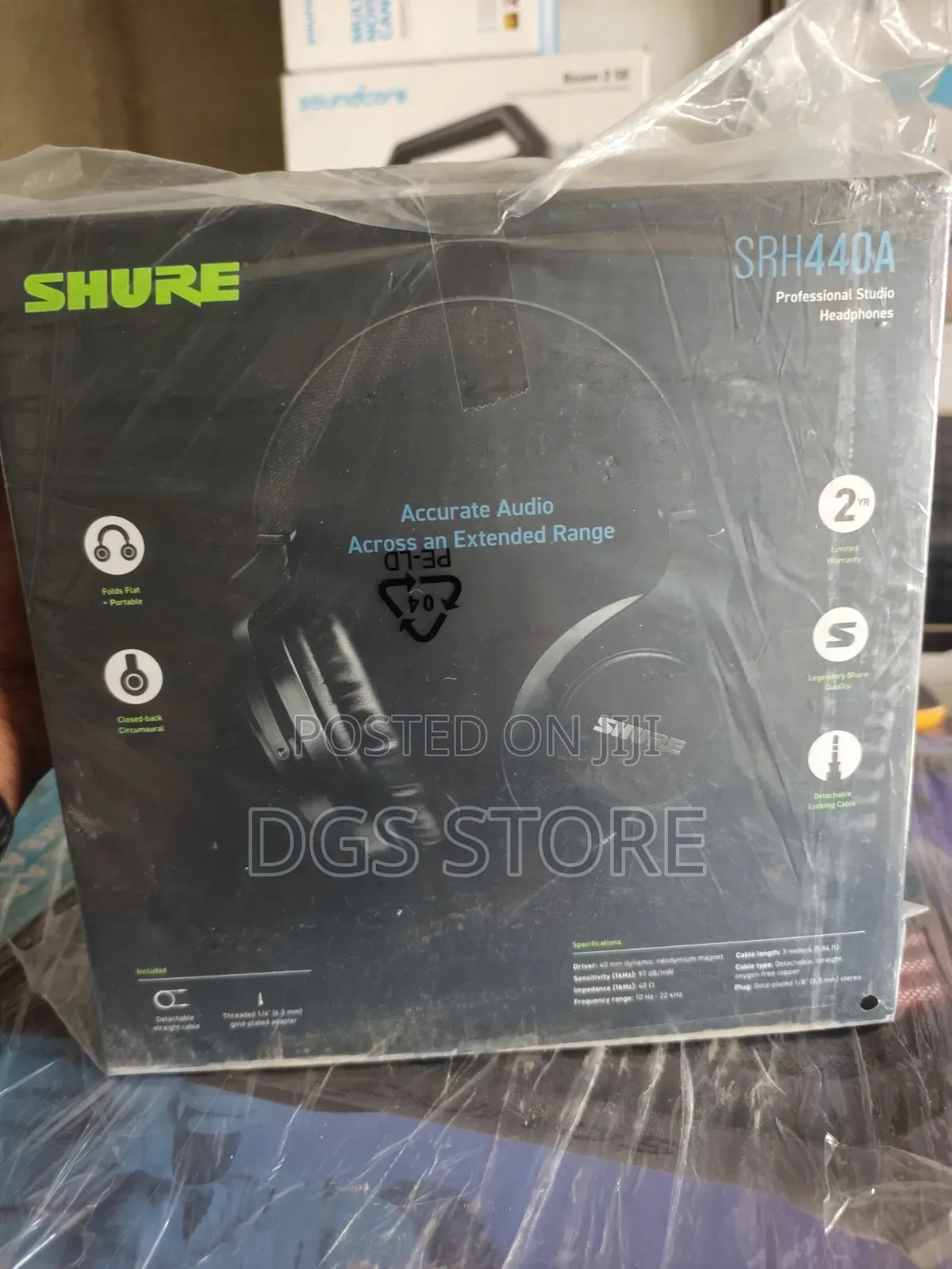 Shure Srh440a Professional Studio Wired Headphone