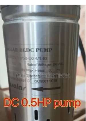 0.5hp Dc Solar Submersible Pump