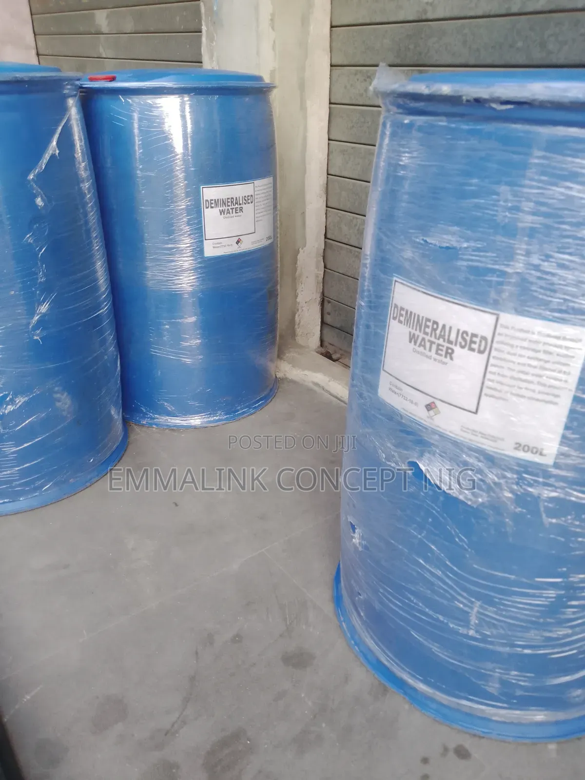 Deionized/Demineralised Water