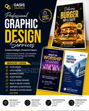 Professional Flyer, Logo Graphic Services