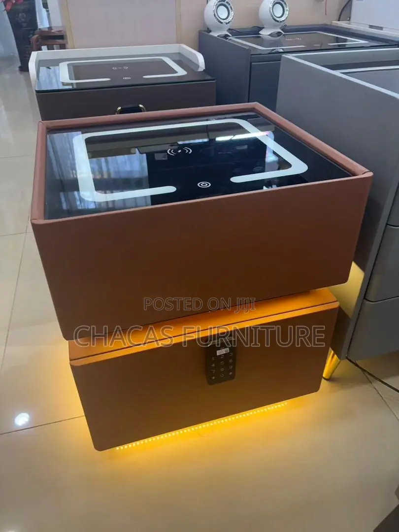 Luxury Smart Nightstand Safe