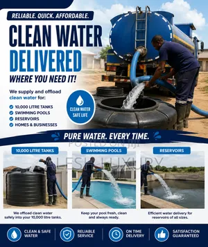Diekola Water Tanker – Fast Reliable Water Delivery In Lekki Lagos
