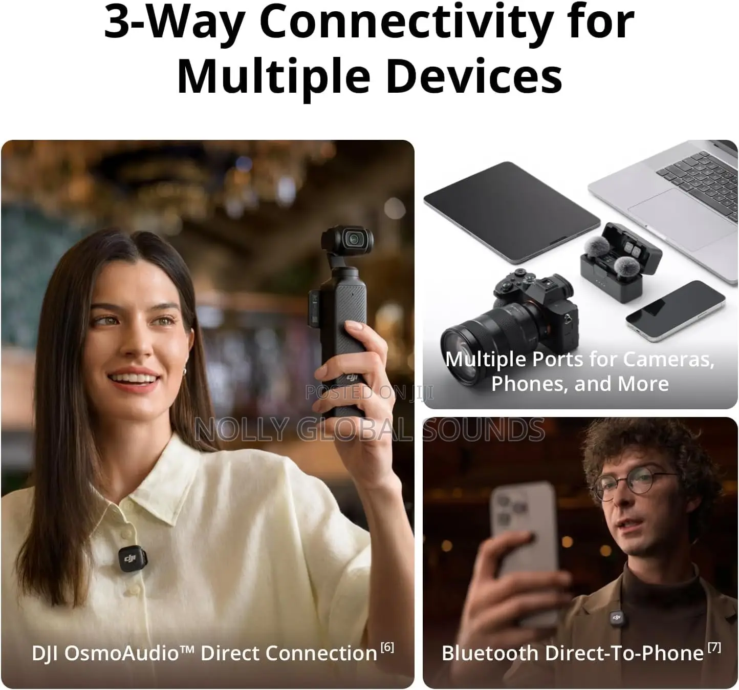 Dji Mic 3 Wireless Microphone for iPhone/Camera/Android