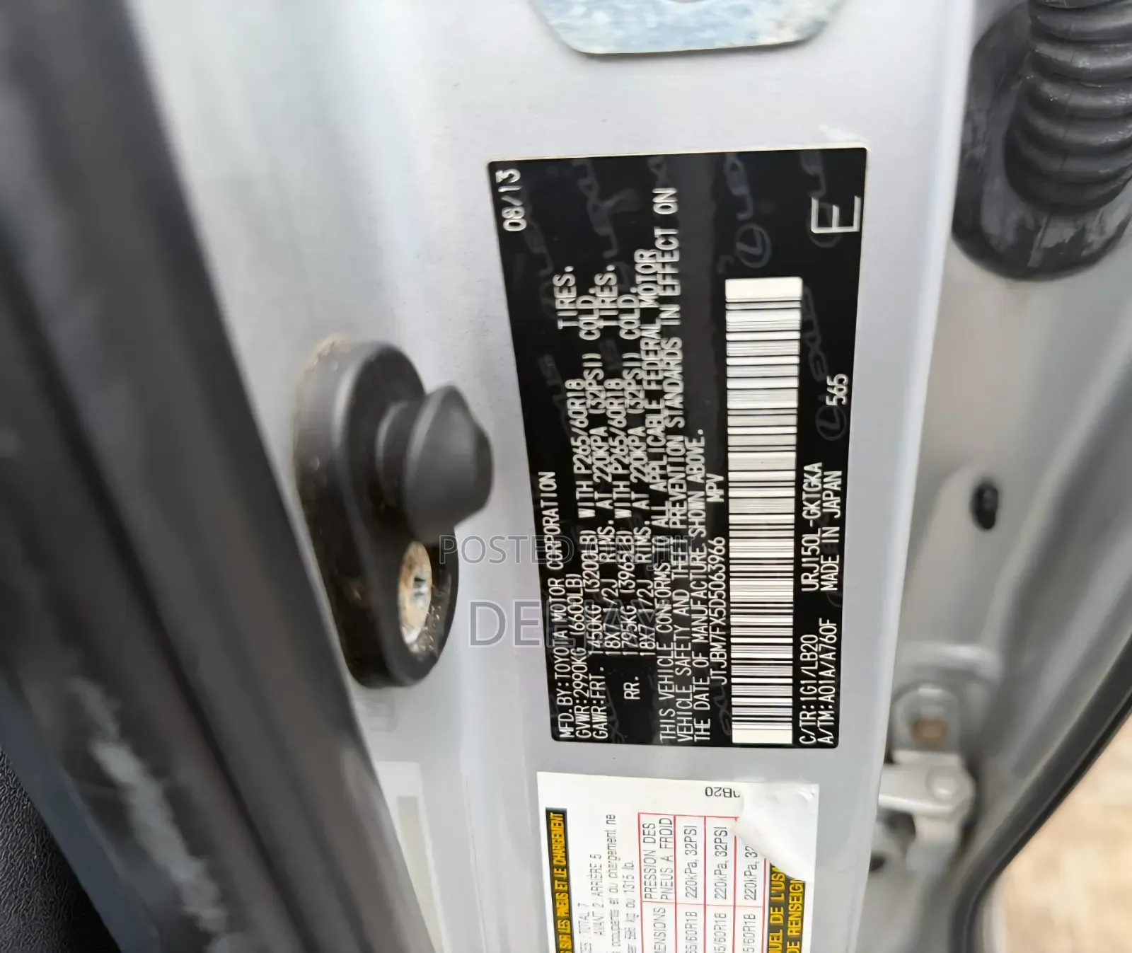 Lexus GX 2014 Silver