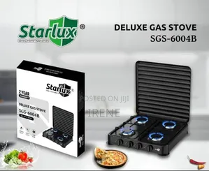 Starlux 4 Burner Table Top Gas With Cover