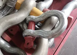 25 Ton Heavy-Duty Bow Shackle – Forged Steel Lifting Rigging Shackle