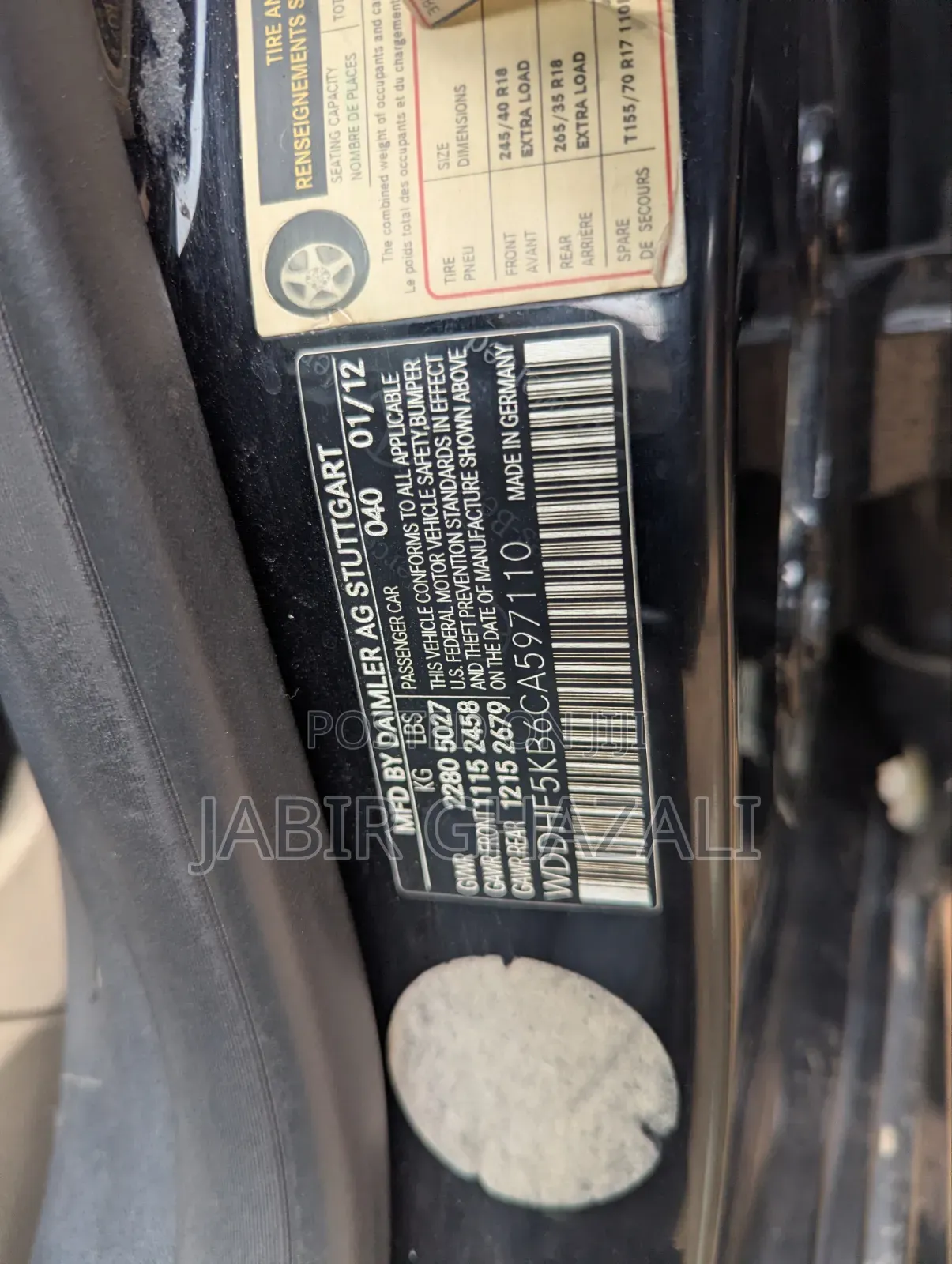 Mercedes-Benz E350 2012 Black