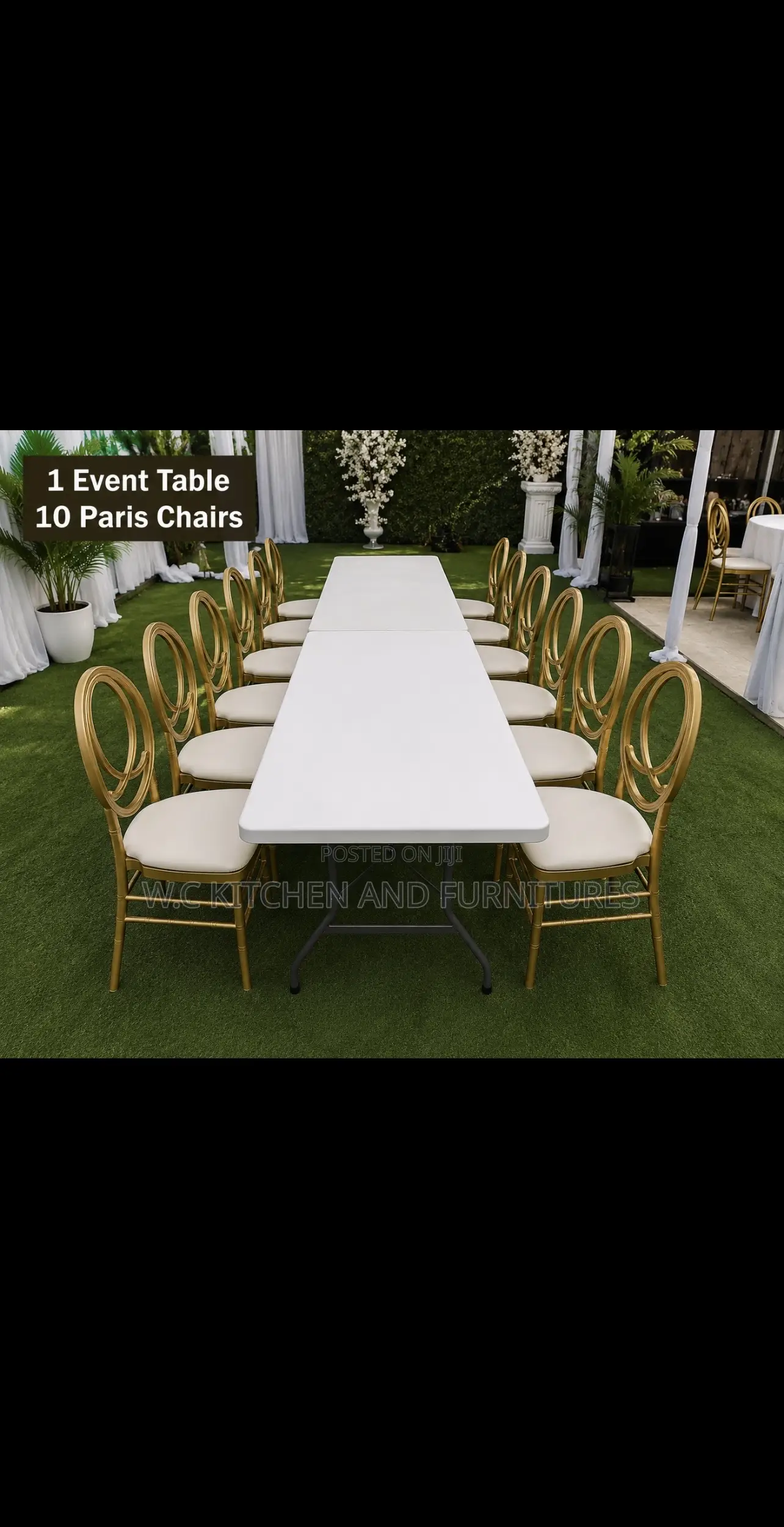 Events Chair And Table