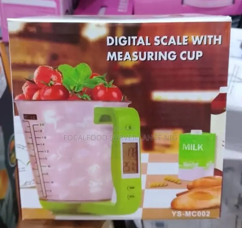 Digital Scale With Measuring Cup