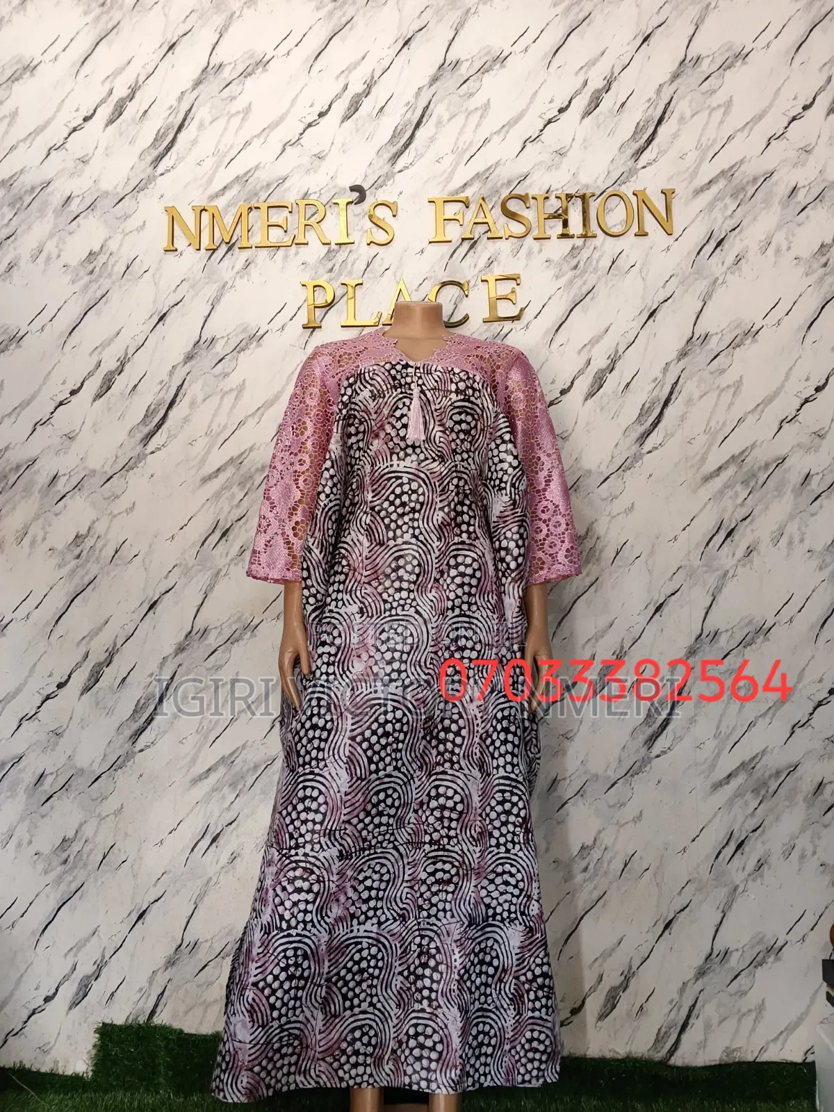 Cowl Bubu With Inner Belt