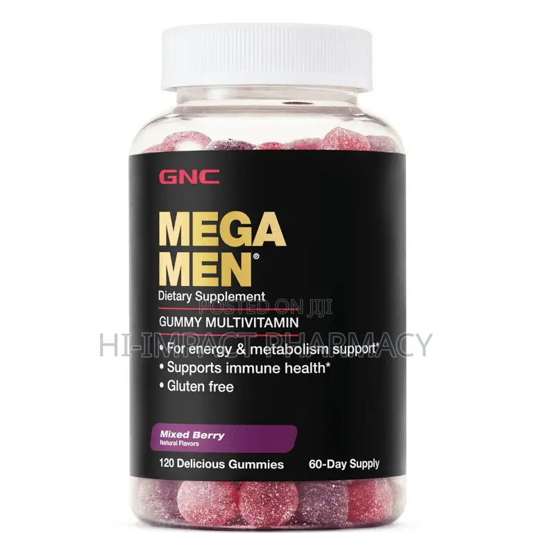 GNC Mega Men Multivitamin Gummies X120